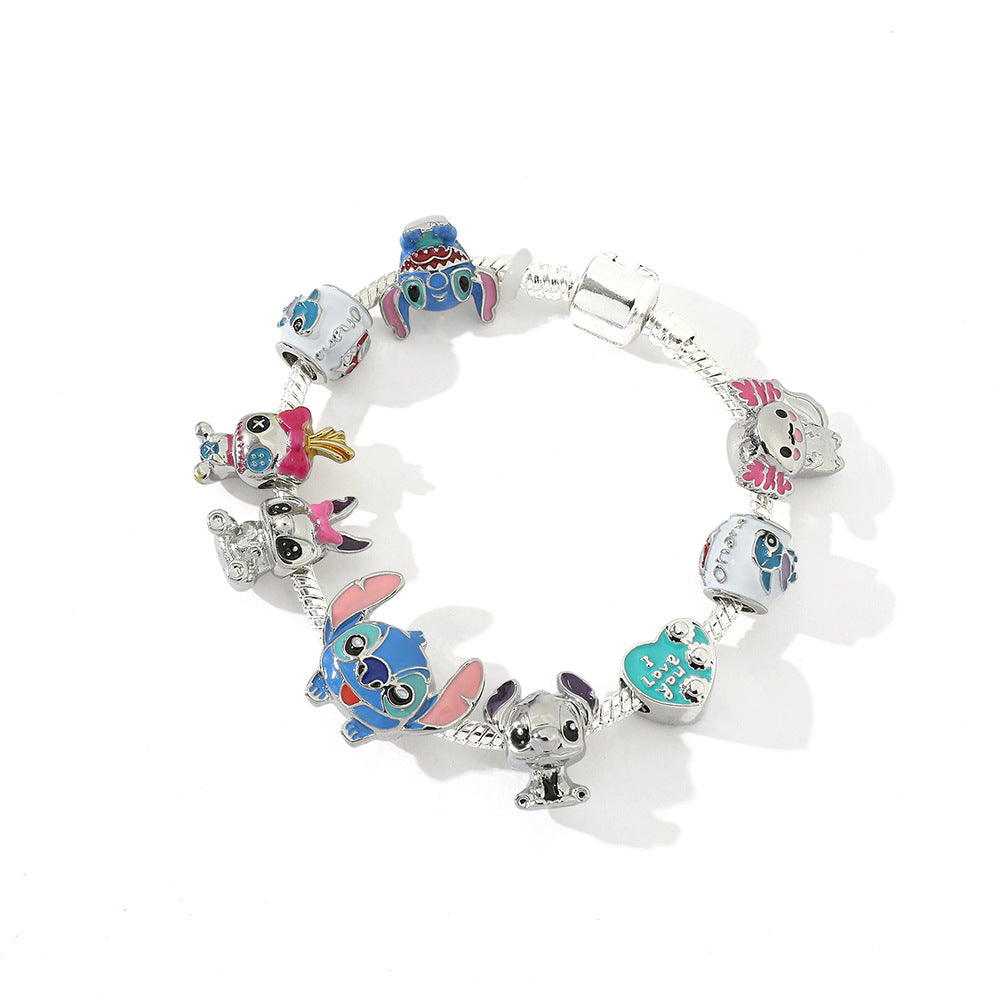 Stylish Alloy Stitch Bracelet for Couples Gift