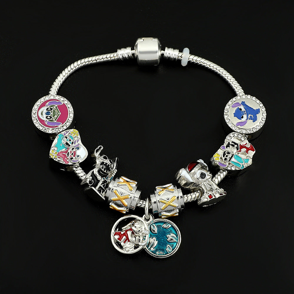Stylish Alloy Stitch Bracelet for Couples Gift