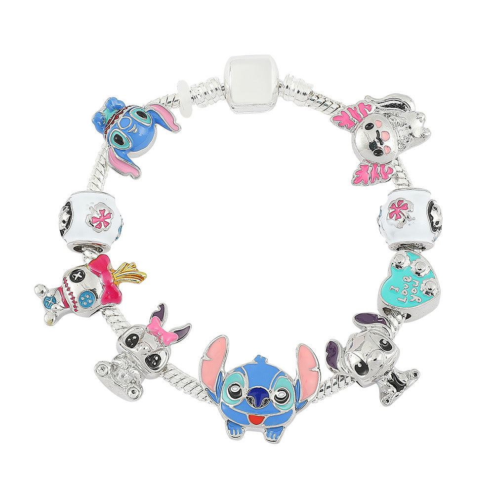 Stylish Alloy Stitch Bracelet for Couples Gift