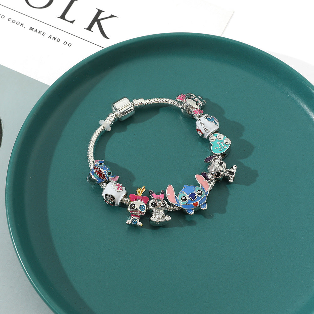 Stylish Alloy Stitch Bracelet for Couples Gift