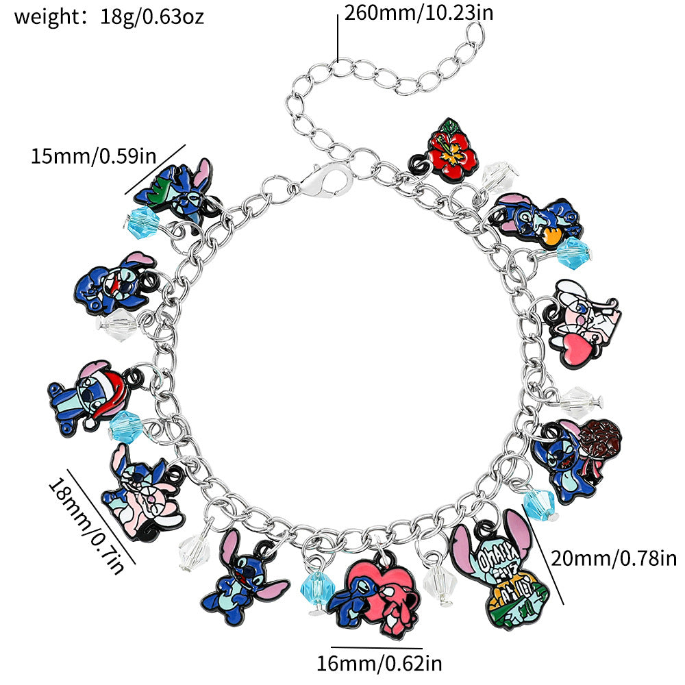 Stylish Alloy Stitch Bracelet for Couples Gift