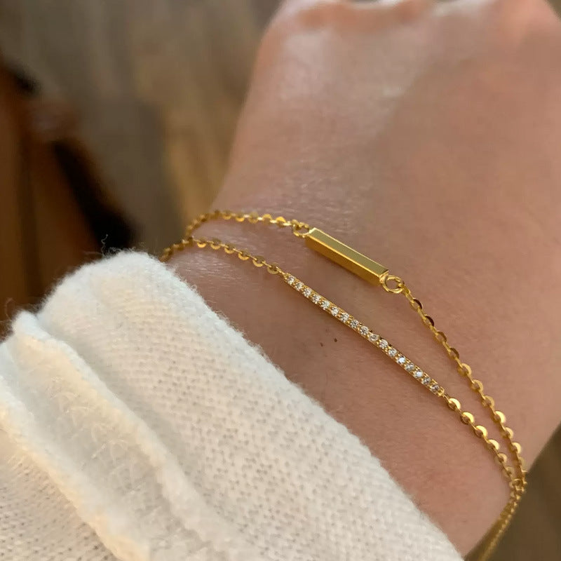Simple Radian Gang Drill Bracelet