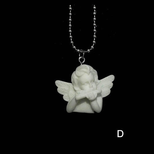 Baroque Cupid Angel Necklace for Couples and Friends