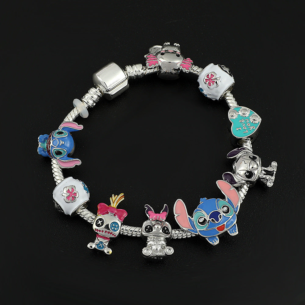 Stylish Alloy Stitch Bracelet for Couples Gift