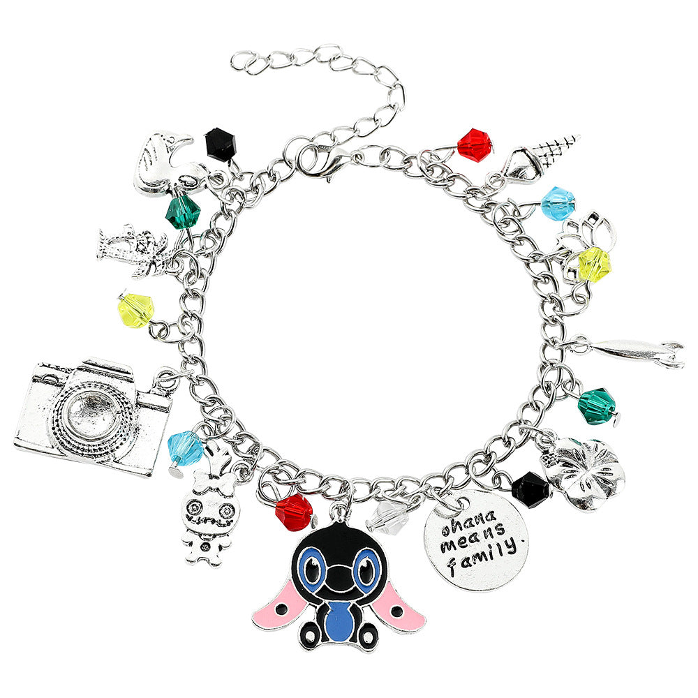 Stylish Alloy Stitch Bracelet for Couples Gift